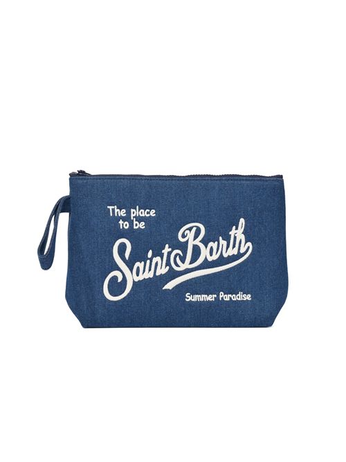 Pochette Aline Denim Large in denim di cotone Mc2 Saint Barth | ALI001700436L